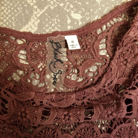 Wine lace Black Swan Dress 100% Cotton - Picture 2 of 2